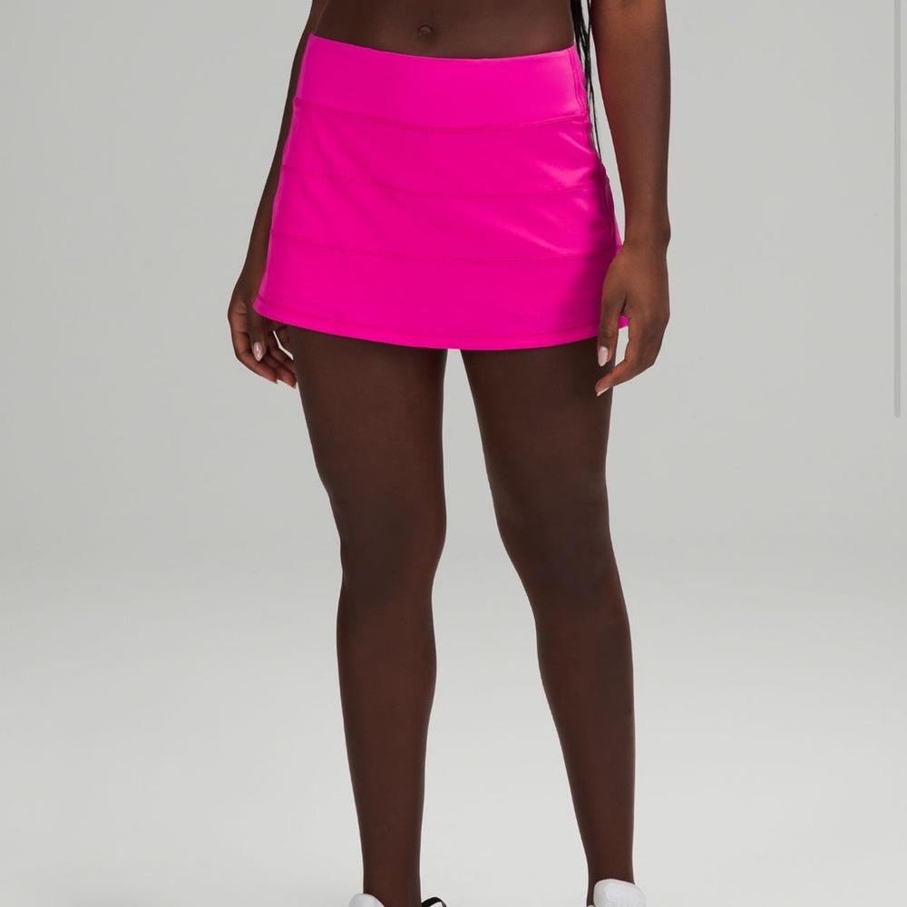 Lululemon Pace Rival Mid-Rise Sonic Pink Skirt 8 NWT
